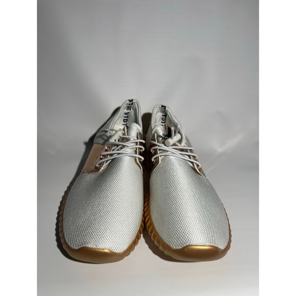 Womens Astra‎ 2.0 Tennis Comfort Sneakers Walking Size 9.5 (40) White Gold NWB - Picture 5 of 12